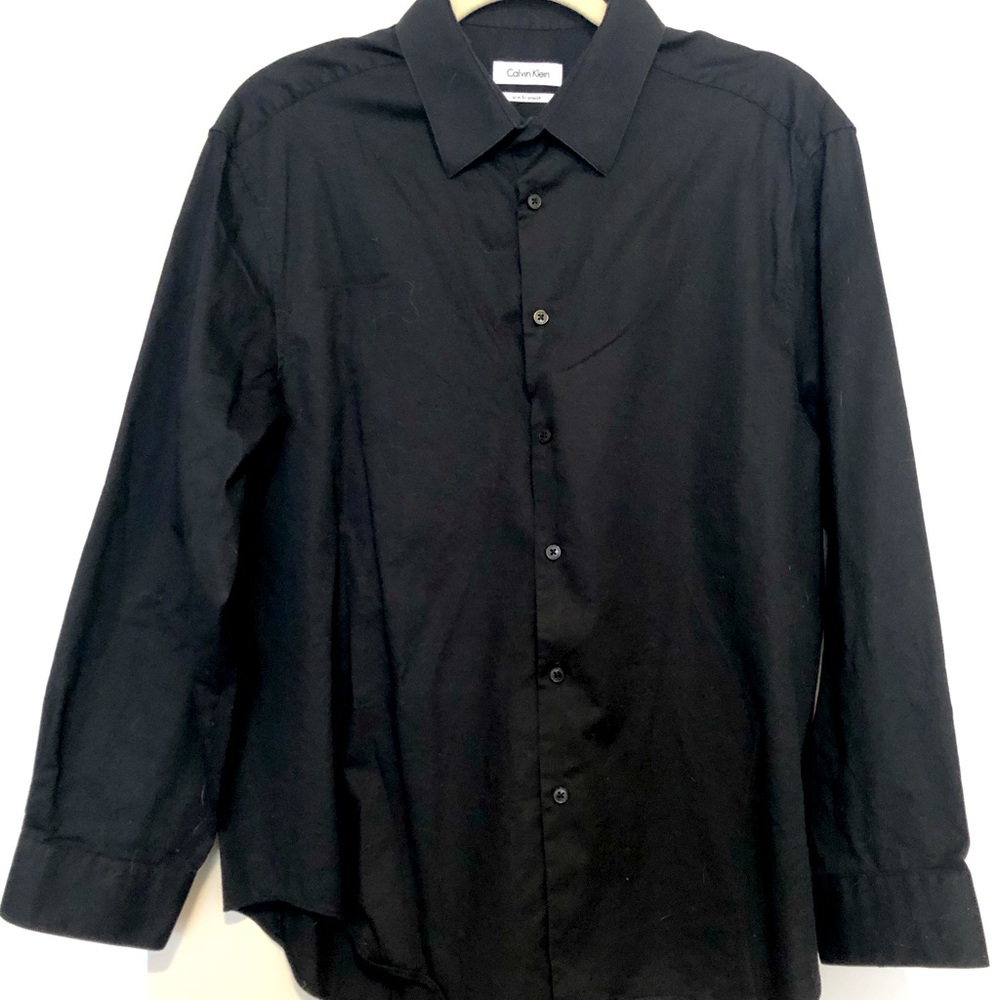 Black Calvin Klein Button-down Shirt